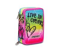 Astuccio 3 Zip Seven Colour Expression