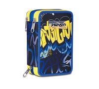 SEVEN ASTUCCIO 3 ZIP SCUOLA 2025 MODELLO HIDDEN SPOT BOY