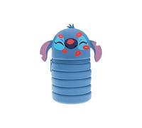 Seven Astuccio Lilo & Stitch Allungabile in Silicone 2 in 1, Stitch, Azzurro, Astuccio per la Scuola, Portapenne da Tavolo, Chiusura con Cerniera, Scuola e Tempo Libero, Bambina