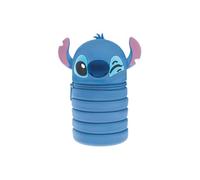 Seven Astuccio Lilo & Stitch Allungabile in Silicone 2 in 1, Stitch, Azzurro, Astuccio per la Scuola, Portapenne da Tavolo, Chiusura con Cerniera, Scuola e Tempo Libero, Bambina
