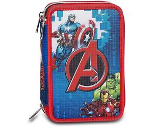 SEVEN ASTUCCIO ORGANIZZATO 3 ZIP MARVEL AVENGERS GLI EROI PIU' FORTI DELLA TERRA