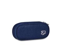 SEVEN ASTUCCIO PENCIL BAG ROUND PLUS SHINY TECH SCUOLA 2026 BLU GLITTER