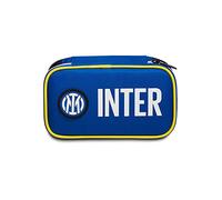 Seven Astuccio Quick Case, Fc Inter Calcio, Back On The Net, Nero e azzurro, Completo Di Matite, Pennarelli, Scuola y Tempo Libero