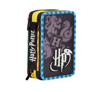 Seven Astuccio Scuola 3 Scomparti, HARRY POTTER, Multicolore - Portapenne Multi Scomparto Con Matite, Penne e Colori, Accessori Zaino, Zaino Scuola - Astuccio Bambino Ragazzo - Astuccio Bambina