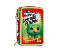 Astuccio 3 Zip Brainrot Brr Brr Patapim Kit 44 Pezzi