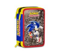 Astuccio 3 Zip Sonic The Hedgehog Speed Completo 44 Pezzi