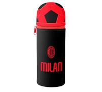 Seven Astuccio scuola AC MILAN per ragazzi in morbido silicone, Bambino, Ragazzo, Calcio, Prodotto ufficiale, Idea regalo