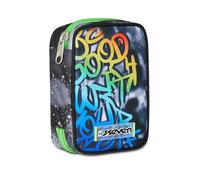 Seven Astuccio Scuola Elementare, 1 Zip, con Matite, Pennarelli, Penne, Speed Pad, Bambino, Ragazzo, multicolore