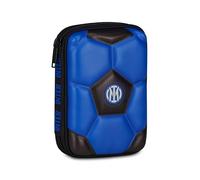 Seven Astuccio Scuola Quick Case 3D Inter, Blu, Astuccio con scocca 3D, Apertura con zip, Accessori Zaino, Scuola elementare e media, Bambini e ragazzi, Calcio, Prodotto ufficiale