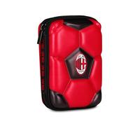 Seven Astuccio Scuola Quick Case 3D Milan, Rosso, Astuccio con scocca 3D, Apertura con zip, Accessori Zaino, Scuola elementare e media, Bambini e ragazzi, Calcio, Prodotto ufficiale