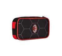 Seven Astuccio Scuola QUICK CASE - A.C. MILAN Calcio - PATH OF VICTORY, Nero