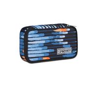 Seven Astuccio Scuola Quick Case, Blu, Freethink Boy, Portapenne Completo Di Penne, Matite, Colori, Accessori Zaino, Elementari, Medie, Bambino Ragazzo