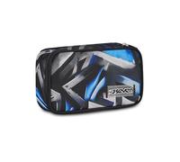 Seven Astuccio Scuola Quick Case FREETHINK, Blu, Portapenne Rettangolare Attrezzato, Spazioso, 45 pezzi, Completo di matite, Penne e colori, Scuola elementare e media, Bambini, Ragazzi, Tempo libero