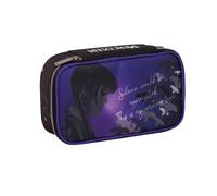 Seven Astuccio Scuola QUICK CASE -MERCOLEDÌ - BE THE STRANGE YOU WANT TO BE- Multicolore - Scomparto Completo Di Matite, Penne e Pennarelli, Accessori Scuola, Zaino Scuola - Astuccio Scuola Bambina