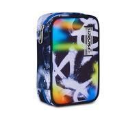 Seven Astuccio Scuola Speed Case BUZZY NOTE BOY, Multicolore, Portapenne monoscomparto attrezzato, 44 pezzi, Planche amovibili, Accessori Zaino, Scuola elementare e media, Bambino, Ragazzo