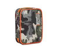 Seven Astuccio Scuola Speed Pad, Verde Nero Arancione, Lightventure, Portapenne Mono Scomparto Con Plance Amovibili e Penne, Matite, Colori, Accessori Zaino, Elementari, Medie, Bambino