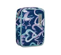 Seven Astuccio Scuola Speed Pad, Viola Blu, Crystal Purple, Portapenne Mono Scomparto Con Plance Amovibili e Penne, Matite, Colori, Accessori Zaino, Elementari, Medie, Bambina