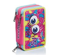 Seven Astuccio SJ GANG - PEN PAD - SJ FACE, Rosa - Portapenne Scuola Ragazza, Bambina