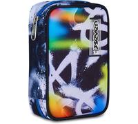 Seven Astuccio Scuola Speed Case BUZZY NOTE BOY, Multicolore, Portapenne monoscomparto attrezzato, 44 pezzi, Planche amovibili, Accessori Zaino, Scuola elementare e media, Bambino, Ragazzo