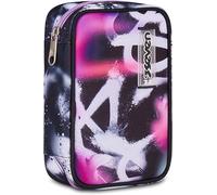 Seven Astuccio Scuola Speed Case BUZZY NOTE GIRL, Nero, Portapenne monoscomparto attrezzato, 44 pezzi, Planche amovibili, Accessori Zaino, Scuola elementare e media, Bambina, Ragazza