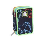 Seven Astuccio Yub Flashy Sign 3 Zip Celeste Completo 45 Pezzi 30B302500