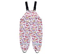 SEVEN BB Pantaloni Impermeabili Bimba Bimbo Unisex Pantaloni Antipioggia La Farfalla Traspiranti Riflettenti Pantaloni Riflettenti Antivento per Ragazzi Ragazze 5 Anni