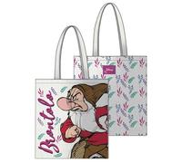 Seven BIANCANEVE E I 7 NANI Scuola Tote Bag Verticale, Bianco, Borsa da Shopping e Tempo Libero, Tote Bag Bambina e Ragazza