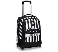 Seven Big Trolley Juventus, Legends Team, Bianco e Nero, 2 in 1 Spallacci Per Uso Zaino, Scuola y Tempo Libero