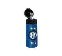 SEVEN Borraccia F.C. INTER Calcio, Nero Blu, Borraccia Termica in Acciaio Inox Interno Esterno, Mantenimento Temperatura fino a 24h, Borraccia Scuola Bambino - Bottle Termica