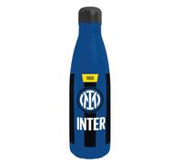 Seven Borraccia F.C. INTER Calcio, Nero Blu, Borraccia Termica in Acciaio Inox Interno Esterno, Mantenimento Temperatura fino a 24h, Borraccia Scuola Bambino - Bottle Termica