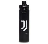 SEVEN SPA Borraccia FC JUVENTUS Calcio - Multicolore - Borraccia Termica in Acciaio Inox Interno Esterno - Mantenimento Temperatura fino a 24h - Scuola, Tempo Libero, Nero