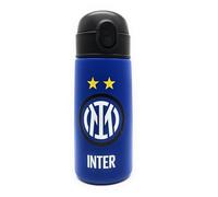 SEVEN Borraccia realizzata per INTER IM2STARS , Nero Blu, Borraccia Termica in Acciaio Inox Interno Esterno, Mantenimento Temperatura fino a 24h, Borraccia Scuola Bambino - Bottle Termica