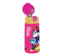 SEVEN Borraccia Termica Borraccia MINNIE - per Bambini con Cannuccia 460 ML NO B
