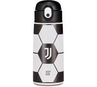 Seven Borraccia Kid JUVENTUS, Bianco, 460 ml, Acciaio Inox, BPA free, Ermetica, Caldo 12h/freddo 24 h, A prova di perdite, Riutilizzabile, Scuola, Sport, Viaggio, Bambino, Idea regalo