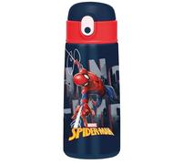 Borraccia termica Spiderman 460 ml in acciaio con cannuccia silicone per Bambini