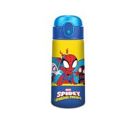 Seven Borraccia termica Spidey Amazing Friends 460 ml Acciaio cannuccia apertura automatica Rosa