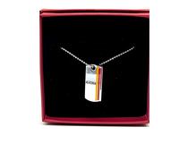 SEVEN collana in Acciaio Inossidabile AS ROMA bijoux multisquadra