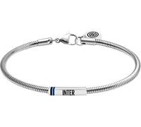 Seven Bracciale INTER in acciaio, Con piastra centale, Bambini e Ragazzi