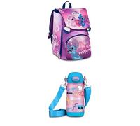 Seven Bundle Stitch Zaino Estensibile Scuola elementare + Borraccia, Bambina
