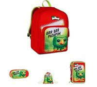 Seven Bundle Zaino Scuola Brainrot PATAPIM + Portapenne + Astuccio attezzato + Sacca