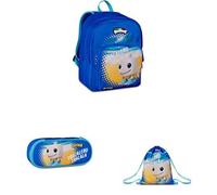 Seven Bundle Zaino Scuola Brainrot Tralalero Tralal Portapenne + Sacca
