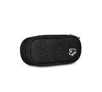 Seven Bustina Scuola Round Plus Big Tech Shin,Nero, Passanti Elastici Portapenne, Scuola Media e Superiore, Ragazza