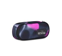 Seven Bustina Scuola Round Plus, Fucsia, Taschino Interno con Zip e Passanti Elastici Portapenne, Accessori Zaino, Scuole Elementari, Medie e Superiori, Bambina e Ragazza