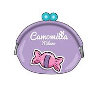 Seven Camomilla Portamonete Con Chiusura a Scatto, Lilla, Scomparto per Monete, Accessorio Bambina