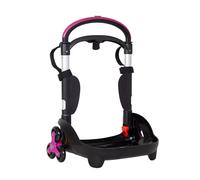 Seven Carrello Trolley Portazaino Be Box Flex 3 Ruote, Fucsia, Accessori Zaino, Scuola Elementare, Per Bambina