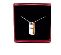 SEVEN collana in Acciaio Inossidabile AS ROMA bijoux multisquadra