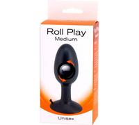 Seven Creations Roll Play Medium Plug Anale Silicone con Sfera Interna 10 cm