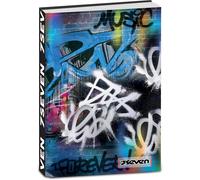 Seven Diario Pocket Datato 2026-2027 Wall's Graffiti