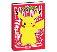 Seven Diario Pokemon Scuola Standard 10 Mesi,352 Pagine, Formato 14,5 x 20,6 cm, Rosso, Bambini e Ragazzi