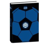 Seven Diario Scuola Datato Inter Standard 12 Mesi, Nero Azzurro, Copertina Pallone, Prodotto Ufficiale, Accessori Zaino, Ragazzo